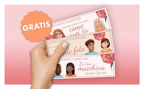 Coupon personalizzati per mamma