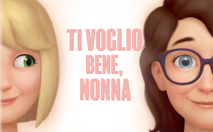 Copertina per il libro personalizzato per la nonna
