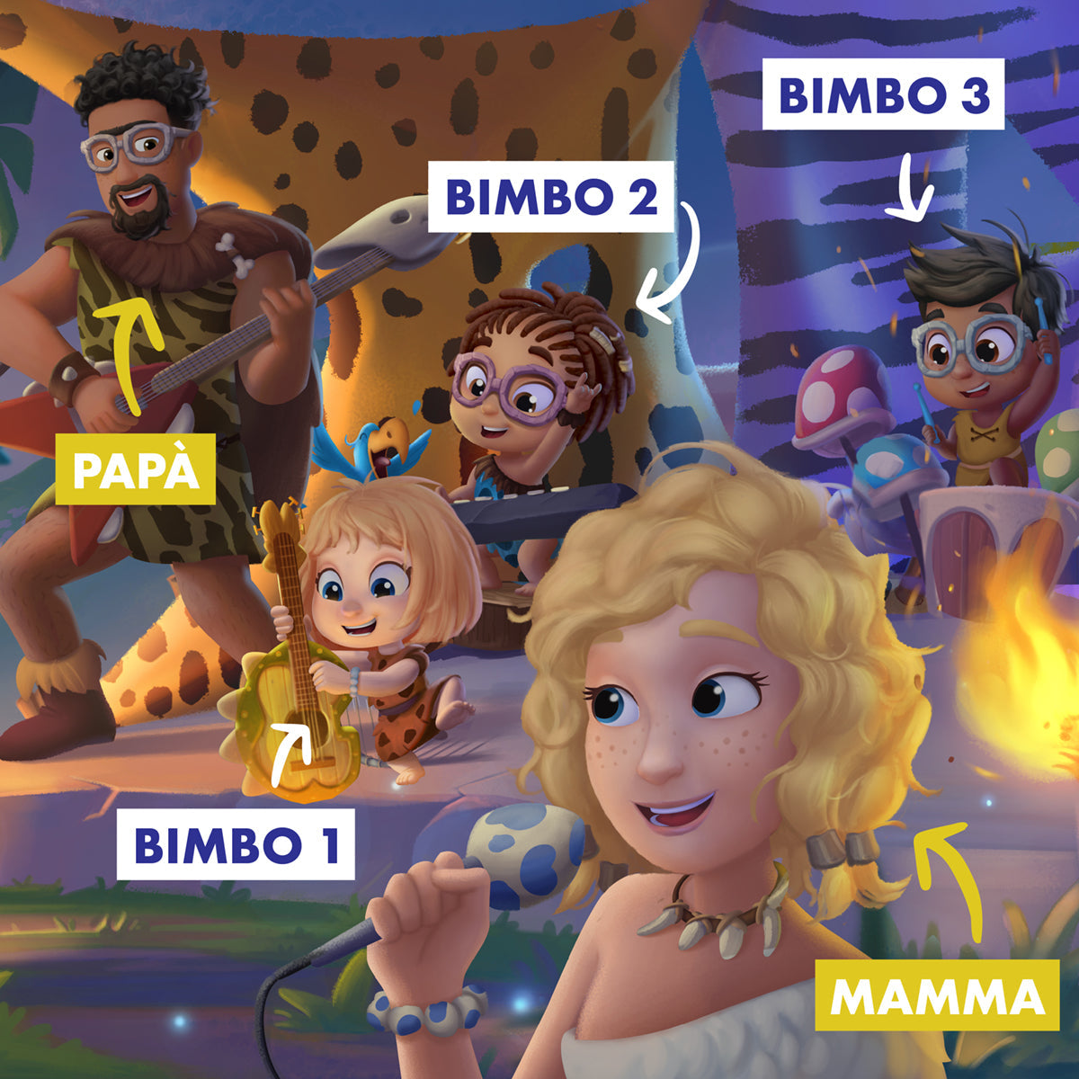 Un libro personalizzato per tutta la famiglia – con fino a 5 membri!