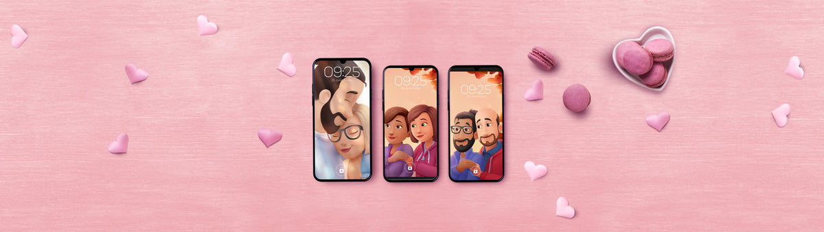 Sorprendi la tua dolce metà con uno sfondo per cellulare personalizzato GRATUITO! Mostra voi due accoccolati come due vere anime gemelle!