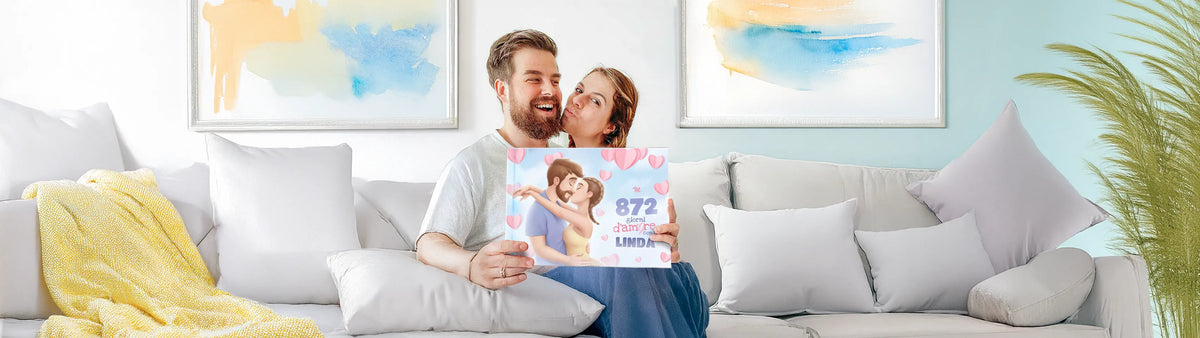 Celebra ogni giorno della vostra storia d'amore