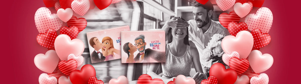 Regalo personalizzato premium di San Valentino per la tua dolce metà