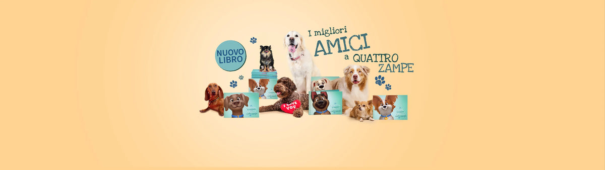 Crea un libro completamente personalizzabile per un cagnolino che è molto più di un semplice cane.