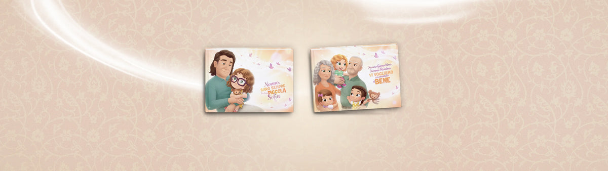 La Festa del Papà è il 19 marzo! Sorprendi il nonno con un libro personalizzato per lui e i suoi 1, 2 o 3 nipoti