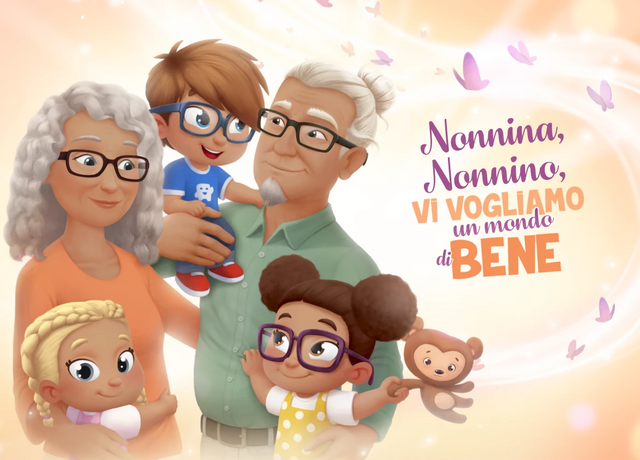Nonnino, Nonnina, vi vogliamo un mondo di bene