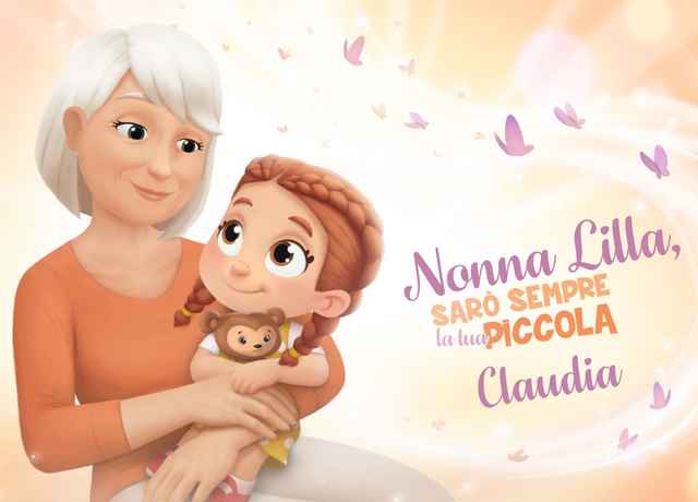 Nonna Lilla, sarò sempre la tua piccola Claudia