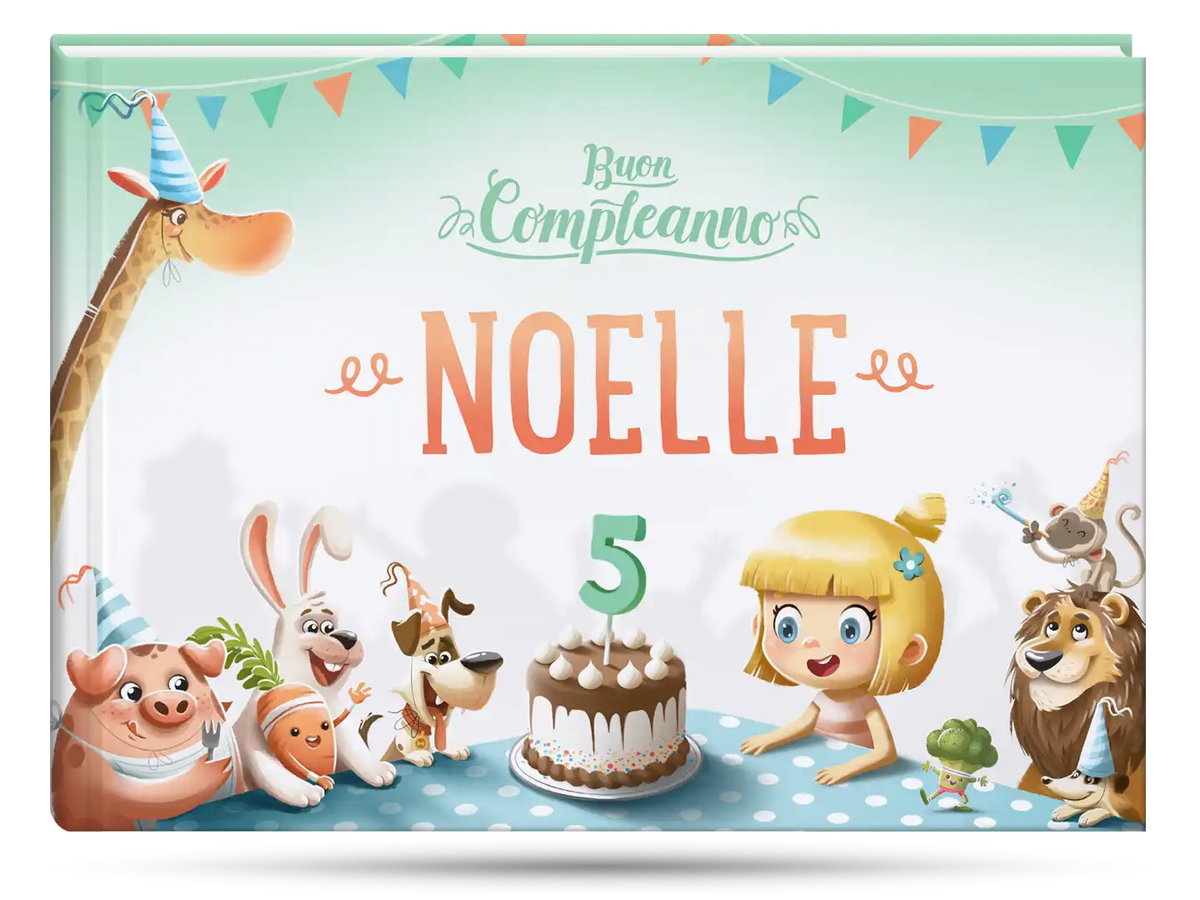 Il miglior regalo di compleanno è questo libro di compleanno personalizzato per il quinto compleanno.