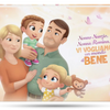 Libro per Nonno, Nonna e due bambini.