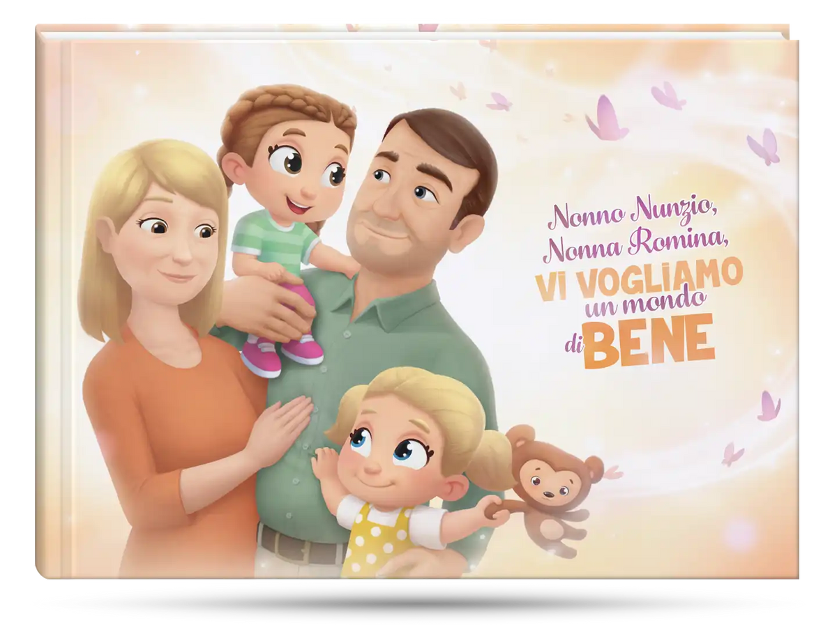Libro per Nonno, Nonna e due bambini.