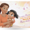 Questo e la copertina del libro personalizzato per Nonna e la sua nipote.