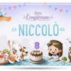 Libro di storie di compleanno personalizzato come regalo per l'ottavo compleanno.