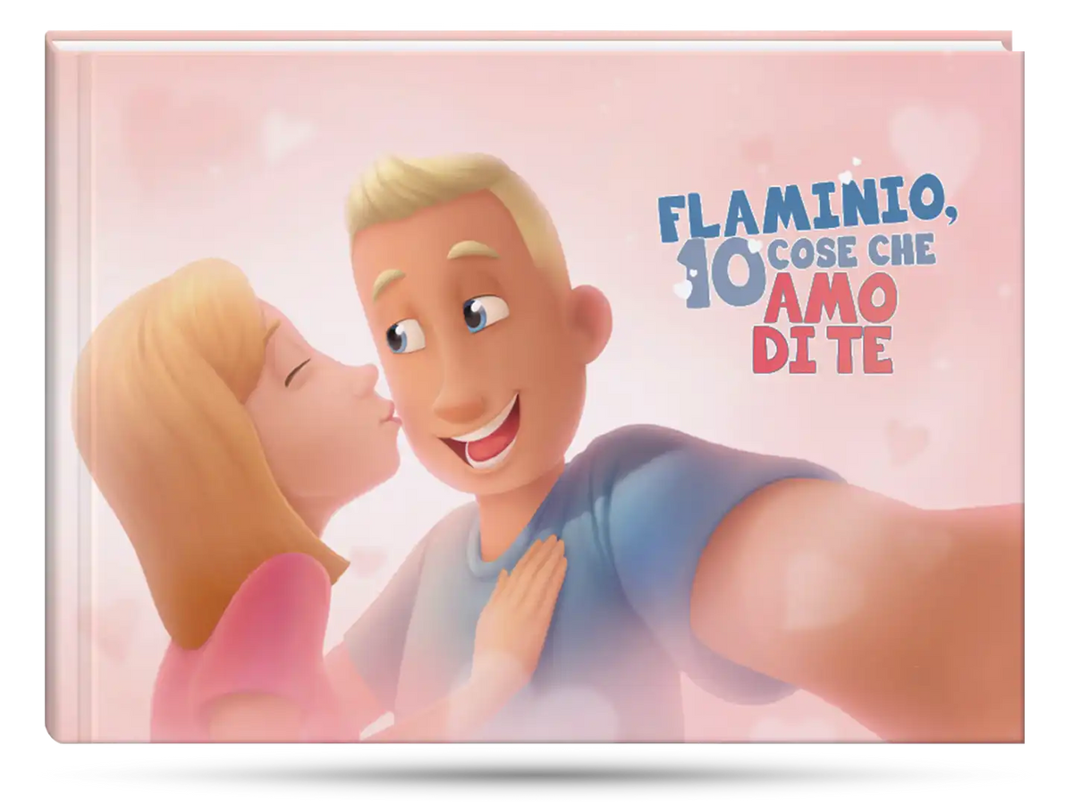 La copertina per il libro personalizzato per lui di Urrà Eroi