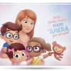 Libro di storie personalizzato per mamma e i suoi tre bambini con 10 storie emozionanti.