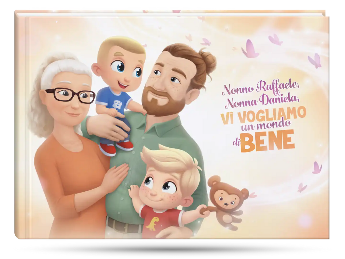 Il libro per Nonno e nonna sara il miglior regalo di Natale.