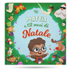 La copertina del libro personalizzato di Natale per ragazzi.