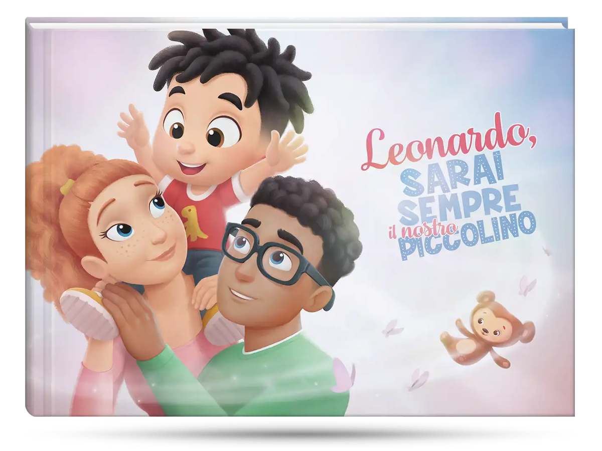 Questo e la copertina del miglior libro personalizzato per la famiglia.