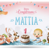 Tutti i nostri libri di compleanno personalizzati, perfetti per celebrare il primo compleanno di un bambino.