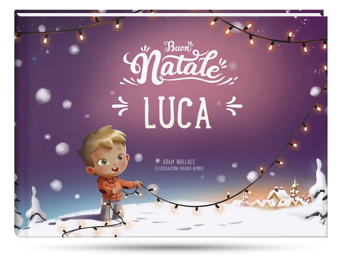 La copertina per il più simpatico regalo di Natale personalizzato per ragazzi 