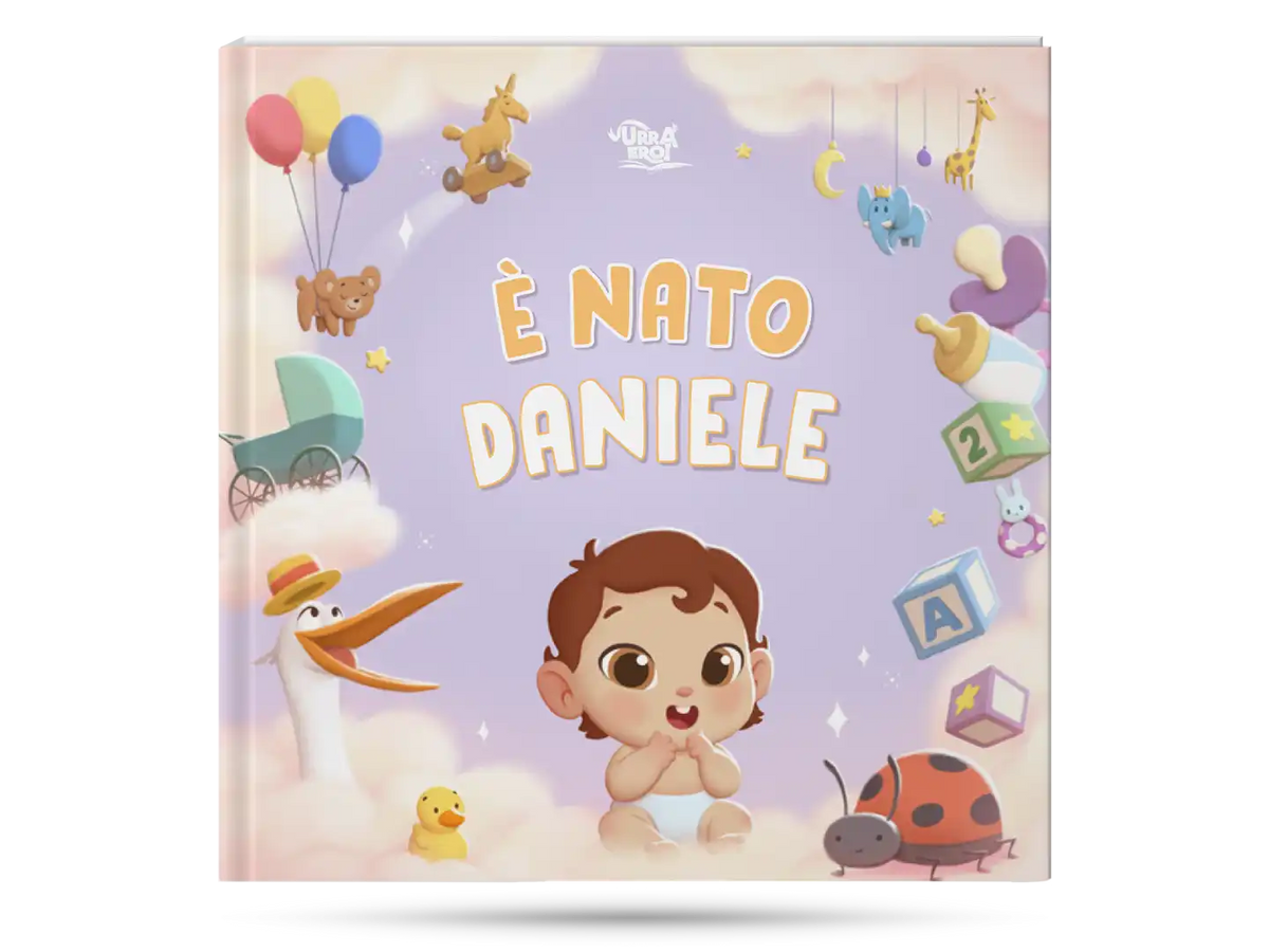 Neonati hanno loro libro personalizzato nella collezione Mini Eroi.