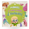 Questo libro personalizzato per bambini ha storie di dinausori.