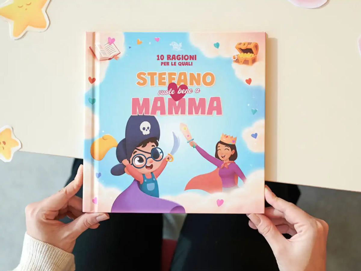 Il giorno speciale di Mamma sarà ancora più bello quando vedrà sé stessa e il suo piccolino in questo adorabile libro, personalizzato al 100 %. 
