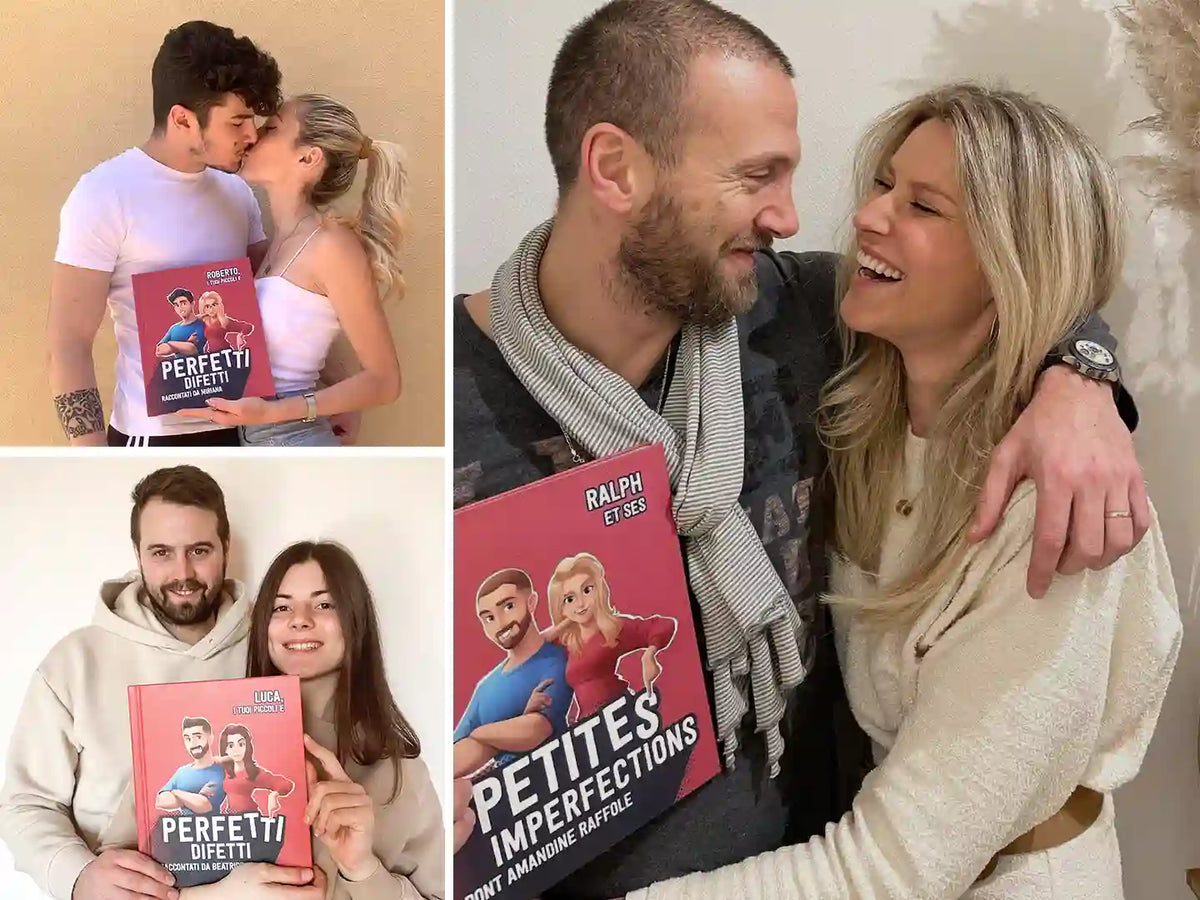 Regalo unico per San Valentino: un libro dell'amore con dettagli personalizzati e umorismo.