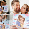 Coppie con il loro libro personalizzato "500 giorni da quando mi sono innamorato di te" – un regalo emozionante per tuo marito a Natale o il regalo perfetto per San Valentino.