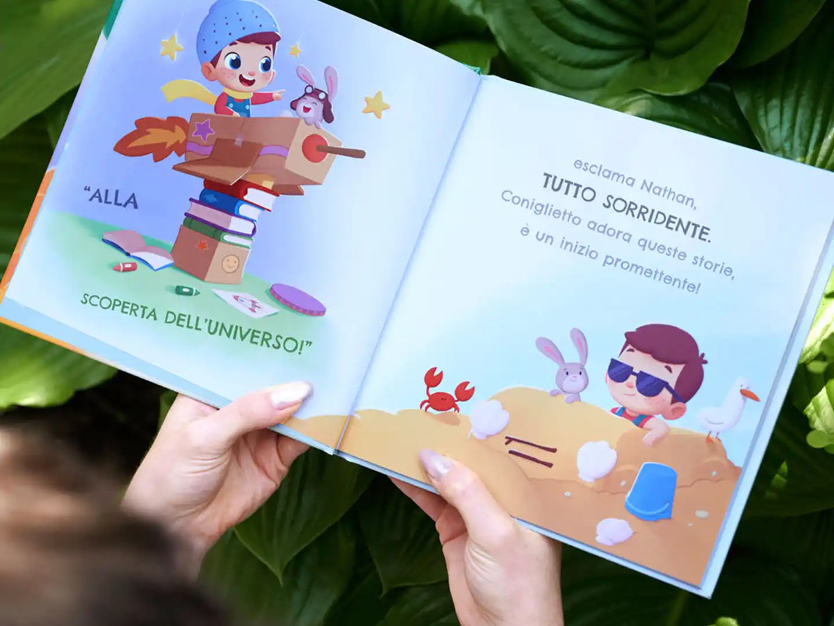 Libro personalizzato Mini Eroi per explicare la morte di un parente o di un amico.