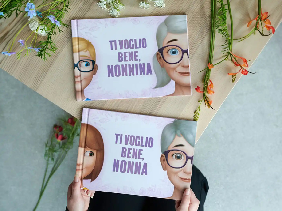 Il libro personalizzato per la nonna può essere personalizzato come il regalo più carino che sorprenderà la nonna.