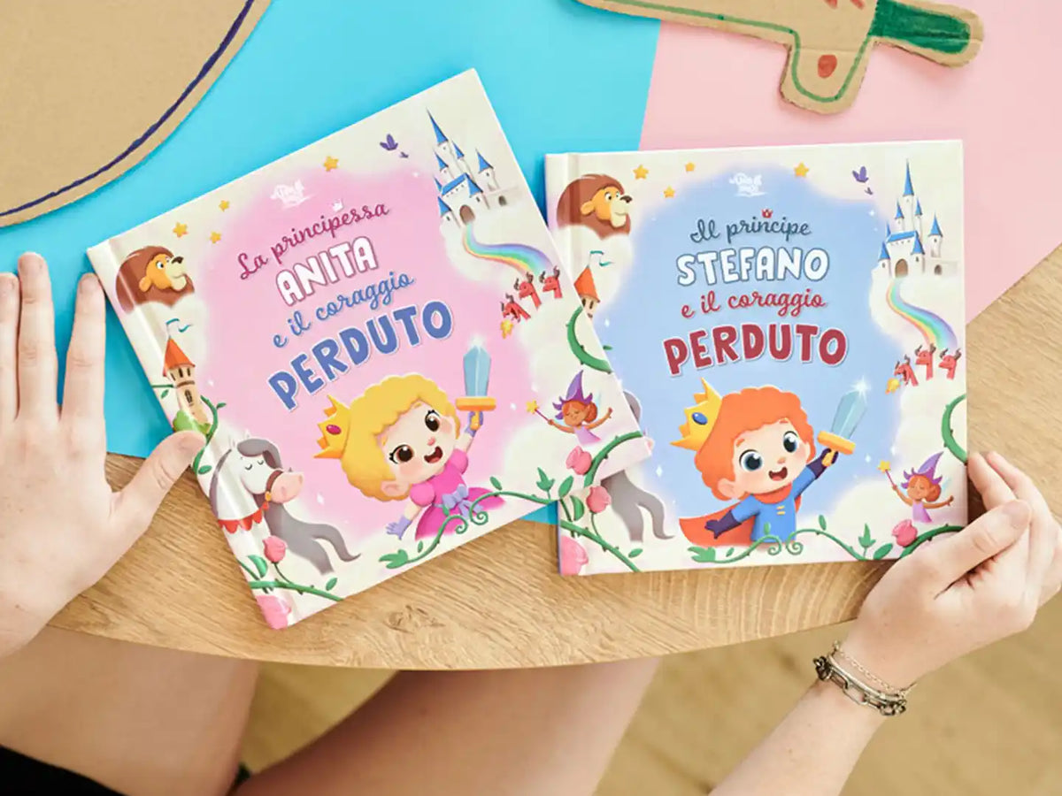 Questo libro personalizzato per principesse anche esiste per principe (libro per bambino).