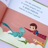E facile imparare gli cognome degli dinosauri con questo libro personalizzato.