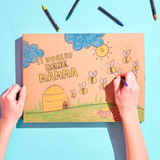 Scatola da colorare per mamma