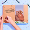 Confezione regalo da colorare per due mamme