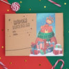 Confezione di Natale da colorare