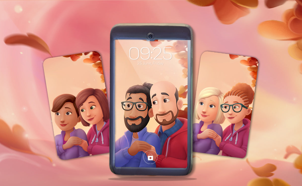 Sfondo personalizzato per il tuo cellulare da lui a lui