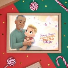 Confezione di Natale da colorare