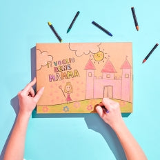 Scatola da colorare per mamma