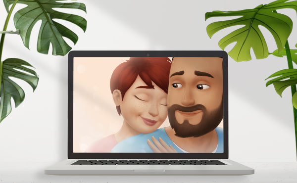 Sfondo per computer personalizzato e gratuito "Il mio amore"