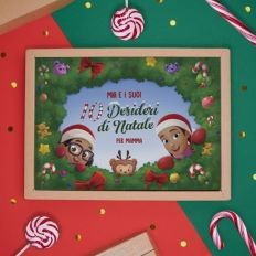 Confezione di Natale da colorare