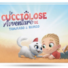 Libro personalizzato sulle avventure di un bambino e del suo animale domestico.