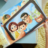 Una bellissima illustrazione dal libro personalizzato per papà e fratelli.