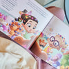 Carina illustrazione dal libro personalizzato per fratelli soli in casa.