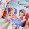 Illustrazione esilarante dal libro personalizzato da solo in casa.
