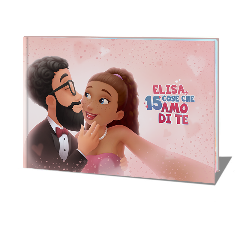Un libro personalizzato di alta qualità per amanti, fidanzati, mariti, mogli e partner.