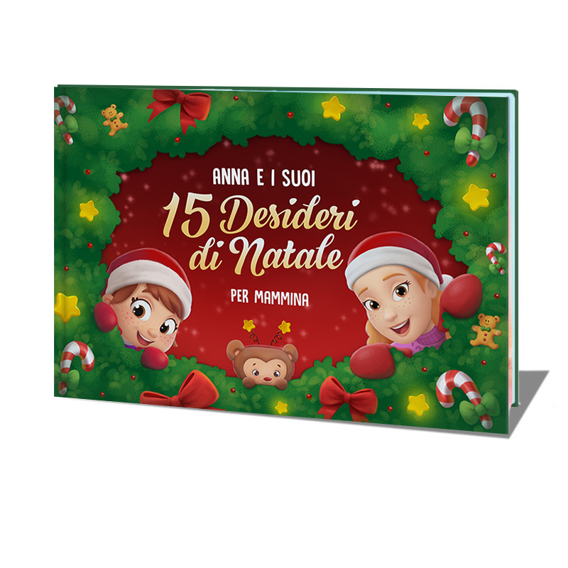 Un libro di Natale personalizzato che unisce madre e figlia.