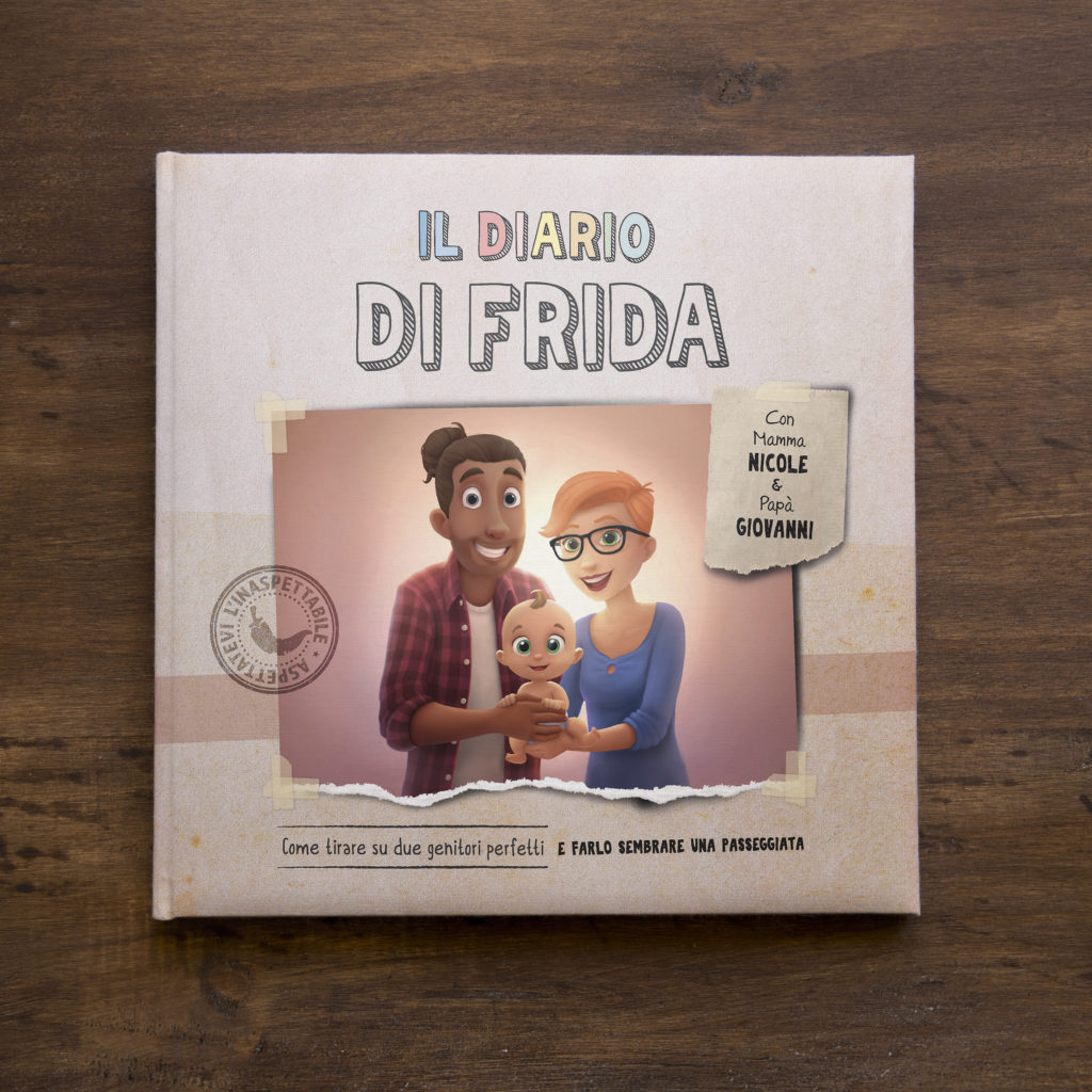 La copertina per il libro personalizzato Il diario di Frida